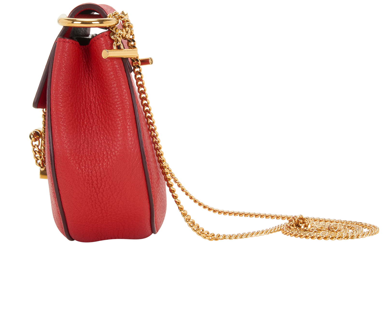 Drew Small, &pound;250, Handbags, Red, Leather, Bottom view